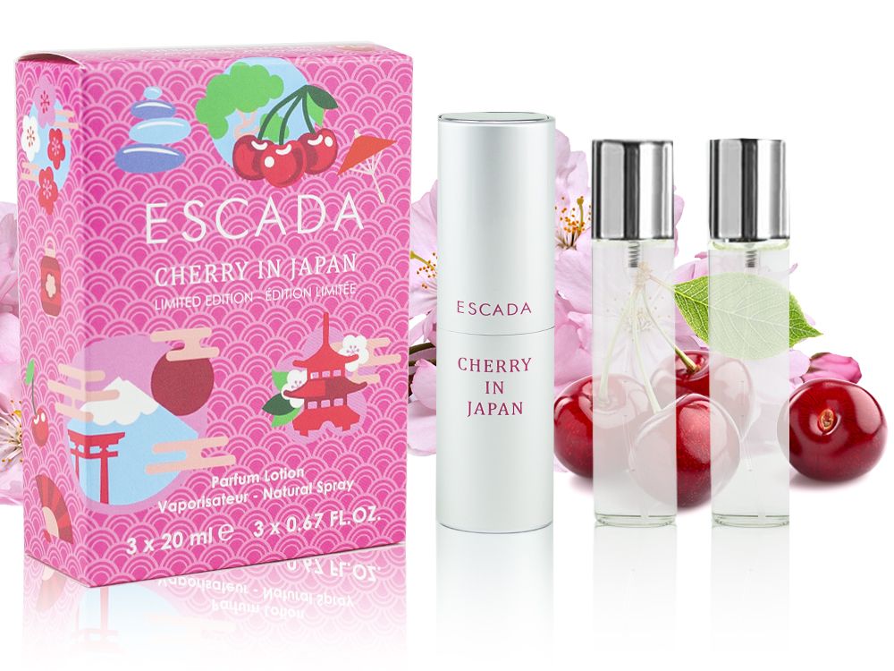 650 руб - Escada Cherry In Japan, Edp, 3x20 ml (жен) лучшая цена